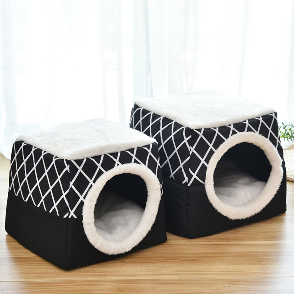 Cama Cueva para Mascotas 2 en 1