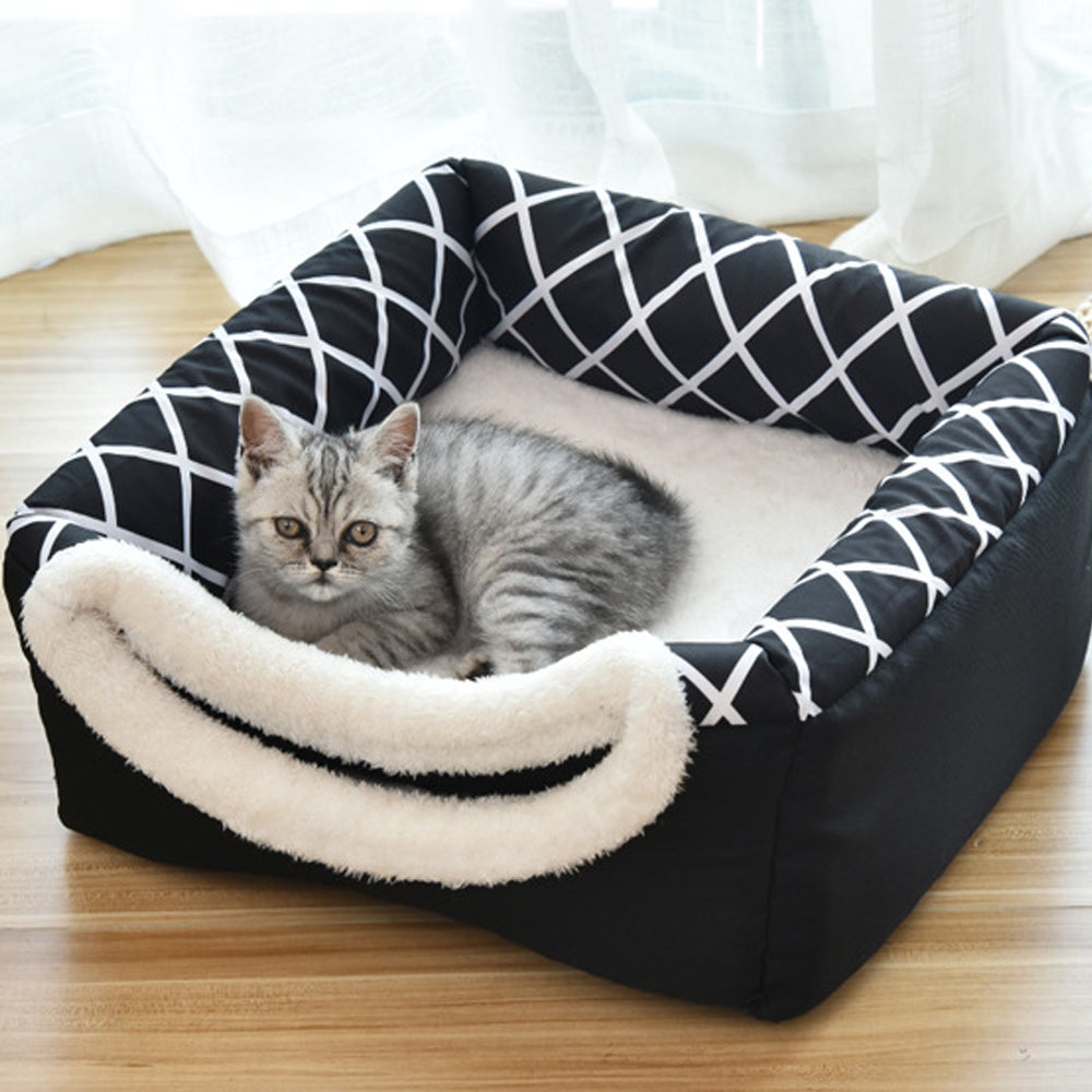 Cama Cueva para Mascotas 2 en 1